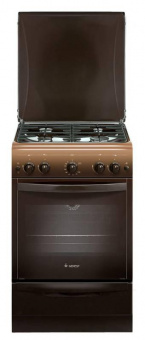 Плита Газовая Gefest ПГ 5100-02 0010 коричневый (металлическая крышка) реш.чугун от магазина РЭССИ