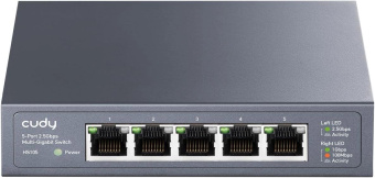 Коммутатор Cudy HS105 (L2) 5x2.5Гбит/с неуправляемый от магазина РЭССИ