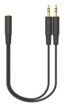 Адаптер аудио A4Tech AD-4P Jack 3.5 (f)/2xJack 3.5 (m) 0.2м. черный от магазина РЭССИ