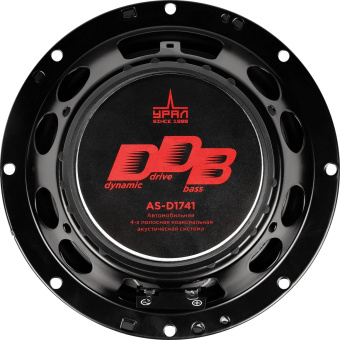 Колонки автомобильные Ural DDB AS-D1741 190Вт 16см (6.5дюйм) (ком.:2кол.) коаксиальные четырехполосные от магазина РЭССИ