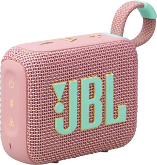 Колонка порт. JBL GO 4 розовый 4.2W 1.0 BT 850mAh (JBLGO4PINK) от магазина РЭССИ