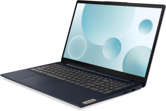 Ноутбук Lenovo IdeaPad 3 15IAU7 Core i5 1235U 8Gb SSD512Gb Intel Iris Xe graphics 15.6" IPS FHD (1920x1080) noOS blue WiFi BT Cam (82RK003WRK) от магазина РЭССИ