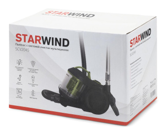 Пылесос Starwind SCV2045 2400Вт серый/зеленый от магазина РЭССИ