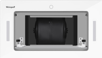 Вытяжка встраиваемая Weissgauff Aura 1350 белый управление: сенсорное (1 мотор) от магазина РЭССИ