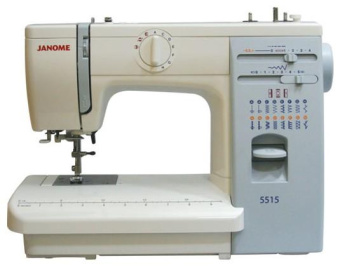 Швейная машина Janome 5515 белый от магазина РЭССИ