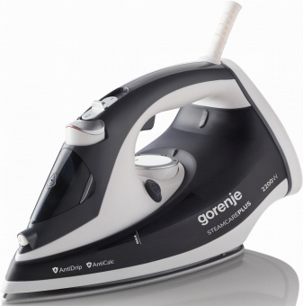 Утюг Gorenje SIH2200DGT 2200Вт черный/белый от магазина РЭССИ