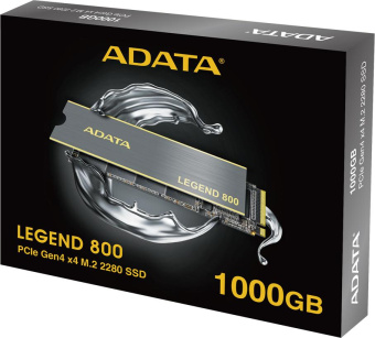 Накопитель SSD A-Data PCI-E 4.0 x4 1Tb ALEG-800-1000GCS Legend 800 M.2 2280 от магазина РЭССИ