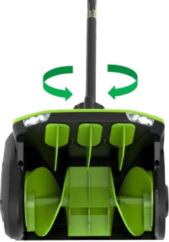 Снегоуборщик электр. Greenworks GD40SS2 1.4кВт от магазина РЭССИ