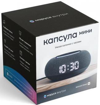 Умная колонка VK Капсула Мини Маруся т.серый 5W 1.0 BT 10м (MRC02BK) от магазина РЭССИ