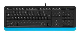 Клавиатура + мышь A4Tech Fstyler F1010 клав:черный/синий мышь:черный/синий USB Multimedia от магазина РЭССИ