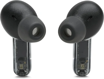 Гарнитура вкладыши JBL Tune Beam Ghost черный беспроводные bluetooth в ушной раковине (JBLTBEAMGBLKAS) от магазина РЭССИ