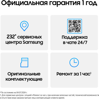 Смартфон Samsung SM-A165F Galaxy A16 256Gb 8Gb серебристый моноблок 3G 4G 2Sim 6.7" 1080x2340 Android 14 50Mpix 802.11 a/b/g/n/ac NFC GPS GSM900/1800 GSM1900 TouchSc microSD max1024Gb от магазина РЭССИ
