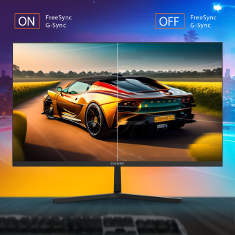 Монитор SunWind 27" SM-27FI221 черный IPS LED 16:9 HDMI M/M матовая 300cd 178гр/178гр 1920x1080 100Hz G-Sync VGA DP FHD 4.3кг от магазина РЭССИ