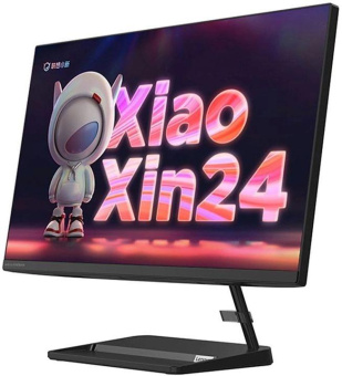Моноблок Lenovo XiaoXin 23.8" Full HD Ryzen 5 7430U (2.3) 8Gb SSD512Gb RGr Windows 11 trial (для ознакомления) Professional GbitEth WiFi BT 90W клавиатура мышь Cam черный 1920x1080 от магазина РЭССИ