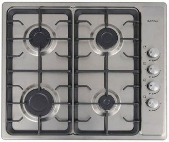 Газовая варочная поверхность Darina 1T1 BGM 341 12 X нержавеющая сталь от магазина РЭССИ