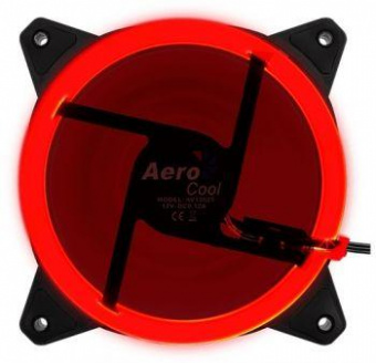 Вентилятор Aerocool Rev Red 120x120mm 3-pin 15dB 153gr LED Ret от магазина РЭССИ