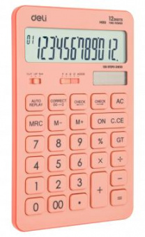 Калькулятор настольный Deli Touch EM01541 красный 12-разр. от магазина РЭССИ