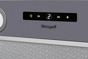 Вытяжка встраиваемая Weissgauff BOX 1200 IX нержавеющая сталь управление: сенсорное (1 мотор) от магазина РЭССИ