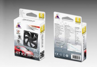 Вентилятор Glacialtech GT ICE 8PWM 80x80mm 4-pin 18-30dB 64gr Ret от магазина РЭССИ