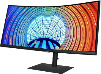 Монитор Samsung 34" LS34A650UXUXEN черный VA LED 5ms 21:9 HDMI матовая HAS Pivot 300cd 178гр/178гр 3440x1440 DisplayPort Ultra HD 2K (1440p) USB 7.6кг от магазина РЭССИ
