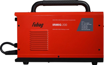 Сварочный полуавтомат Fubag IRMIG 200 + FB 250 инвертор MIG-MAG/ММА 5.7кВт от магазина РЭССИ