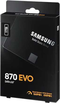 Накопитель SSD Samsung SATA III 1Tb MZ-77E1T0BW 870 EVO 2.5" от магазина РЭССИ