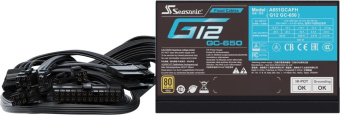Блок питания Seasonic ATX 650W G12 GC-650 80+ gold (20+4pin) APFC 120mm fan 6xSATA RTL от магазина РЭССИ