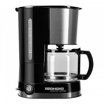 Кофеварка капельная Redmond RCM-M1507 600Вт черный/серебристый от магазина РЭССИ