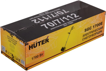 Снегоуборщик электр. Huter SGC 1700E 2кВт от магазина РЭССИ