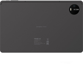 Планшет Digma Pro PRIME 18 T606 (1.6) 8C RAM8Gb ROM128Gb 11" IPS 2000x1200 LTE 2Sim Android 13 графит 13Mpix 5Mpix BT GPS WiFi Touch microSD 128Gb 8000mAh от магазина РЭССИ