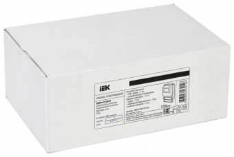 Щит распределительный IEK MSP308-3-55 ЩУРн-П 3/8 IP55 для установки счетчика навесной 227мм 118мм 366мм 400B 8мод. пластик IP55 с возможностью установки счетчика (упак.:1шт) от магазина РЭССИ