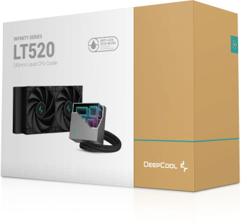 Система водяного охлаждения Deepcool LT520 Soc-AM5/AM4/1151/1200/1700 черный 4-pin 28.2-32.9dB Al 280W 1504gr Ret (R-LT520-BKAMNF-G-1) от магазина РЭССИ