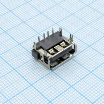 USB 4AFR-RV розетка на плату 4p от магазина РЭССИ