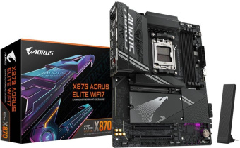 Материнская плата Gigabyte X870 A ELITE WIFI7 SocketAM5 AMD X870 4xDDR5 ATX AC`97 8ch(7.1) 2.5Gg RAID+HDMI от магазина РЭССИ