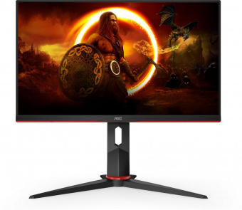 Монитор AOC 23.8" Gaming 24G2U5-BK черный/красный IPS LED 1ms 16:9 HDMI M/M матовая HAS Piv 250cd 178гр/178гр 1920x1080 FreeSync Premium VGA DP FHD USB 4.25кг от магазина РЭССИ