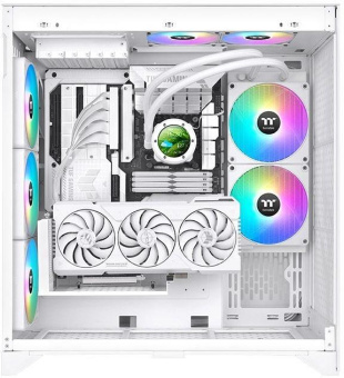 Система водяного охлаждения Thermaltake TH280 V2 Ultra EX Snow ARGB Soc-AM5/AM4/1151/1200/1700 белый 4-pin 30.7dB Al+Cu LCD Ret (CL-W427-PL14SW-A) от магазина РЭССИ