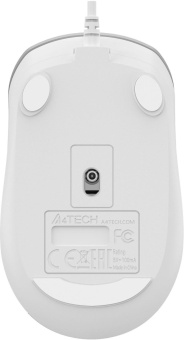 Мышь A4Tech Fstyler FM26 серебристый/белый оптическая (1600dpi) USB для ноутбука (4but) от магазина РЭССИ
