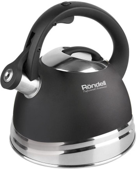 Чайник металлический Rondell 0419-RD-01 3л. черный от магазина РЭССИ