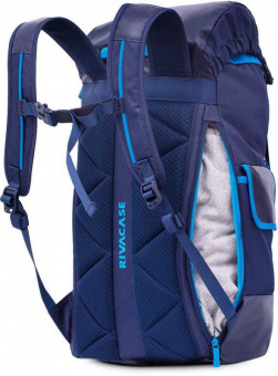 Рюкзак для ноутбука 17.3" Riva 5361 синий полиуретан женский дизайн от магазина РЭССИ