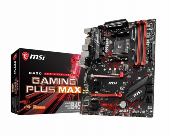 Материнская плата MSI B450 GAMING PLUS MAX Soc-AM4 AMD B450 4xDDR4 ATX AC`97 8ch(7.1) GbLAN RAID+DVI+HDMI от магазина РЭССИ