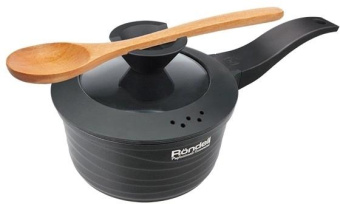 Ковш Rondell Walzer RDA-764 1.3л. d=16см (с крышкой) черный от магазина РЭССИ
