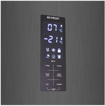 Холодильник Maunfeld MFF187NFIS10 2-хкамерн. серебристый (двухкамерный) от магазина РЭССИ