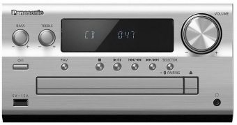 Микросистема Panasonic SC-PMX90EG-S серебристый 120Вт CD CDRW FM USB BT от магазина РЭССИ