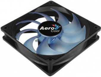 Вентилятор Aerocool MOTION 12 PLUS BLUE 120x120mm 3-pin 4-pin (Molex)22dB 160gr LED Ret от магазина РЭССИ