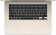 Ноутбук Apple MacBook Air A2941 M2 8 core 8Gb SSD256Gb/10 core GPU 15.3" IPS (2880x1864) Mac OS white WiFi BT Cam (MQKU3ZS/A) от магазина РЭССИ