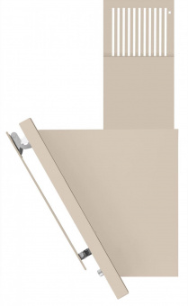 Вытяжка каминная Weissgauff Nekkar OW бежевый управление: кнопочное (1 мотор) от магазина РЭССИ