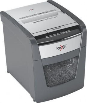 Шредер Rexel Optimum AutoFeed 50X черный с автоподачей (секр.P-4) фрагменты 50лист. 20лтр. скрепки скобы пл.карты от магазина РЭССИ