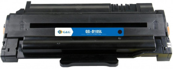 Картридж лазерный G&G GG-D105L черный (2500стр.) для Samsung ML-1910/1915/1916K/2525K/1911;SCX-4600/4605K/4610K/4623K от магазина РЭССИ