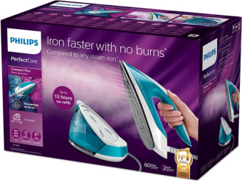 Парогенератор Philips GC7920/20 2400Вт голубой/белый от магазина РЭССИ