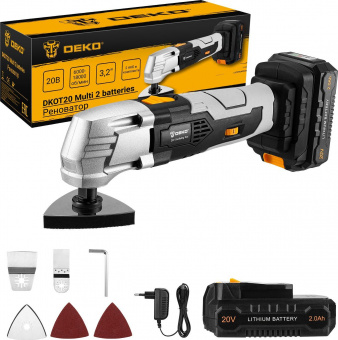Многофункциональный инструмент Deko DKOT20 Multi 40Вт черный/серый от магазина РЭССИ